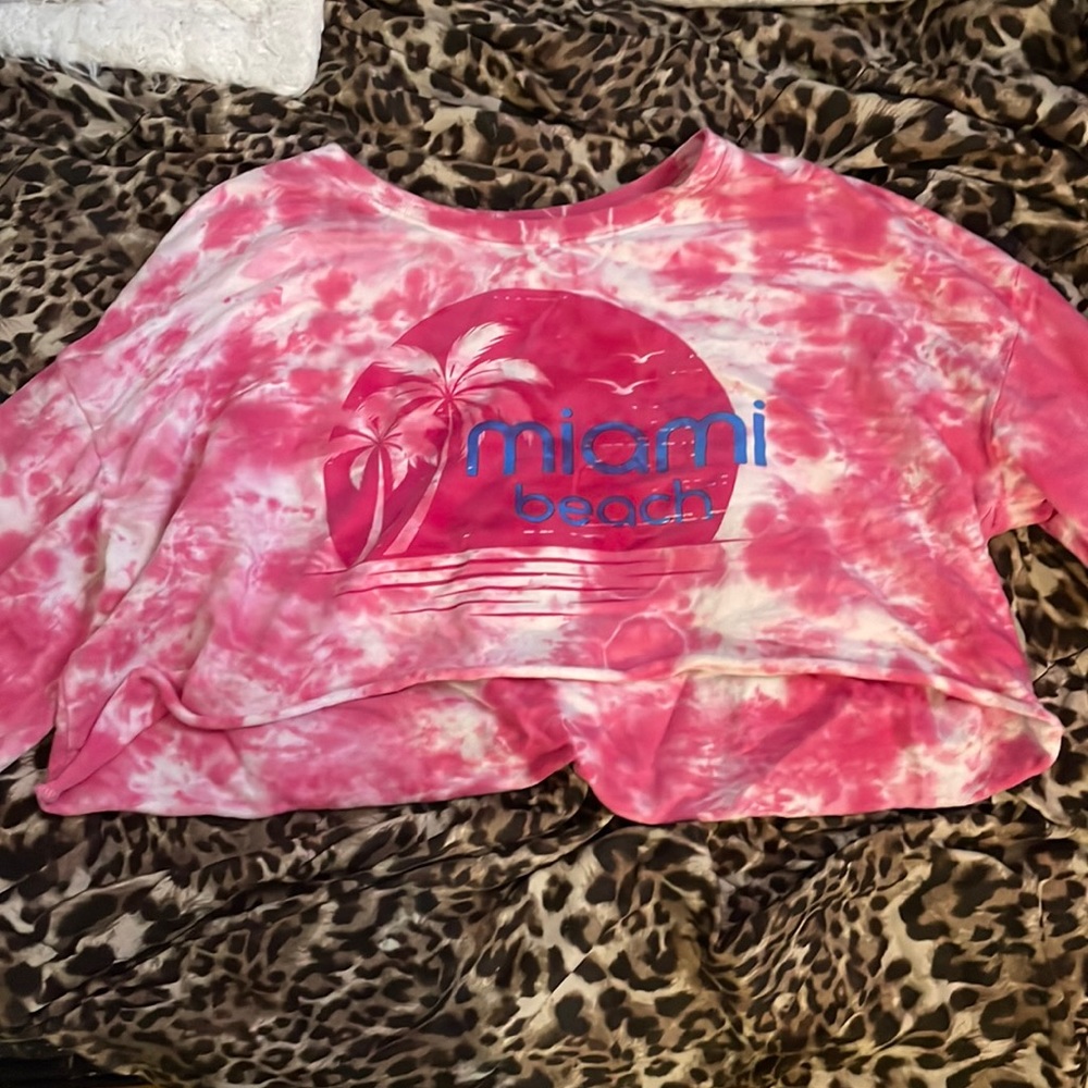 Miami Beach cropped shirt